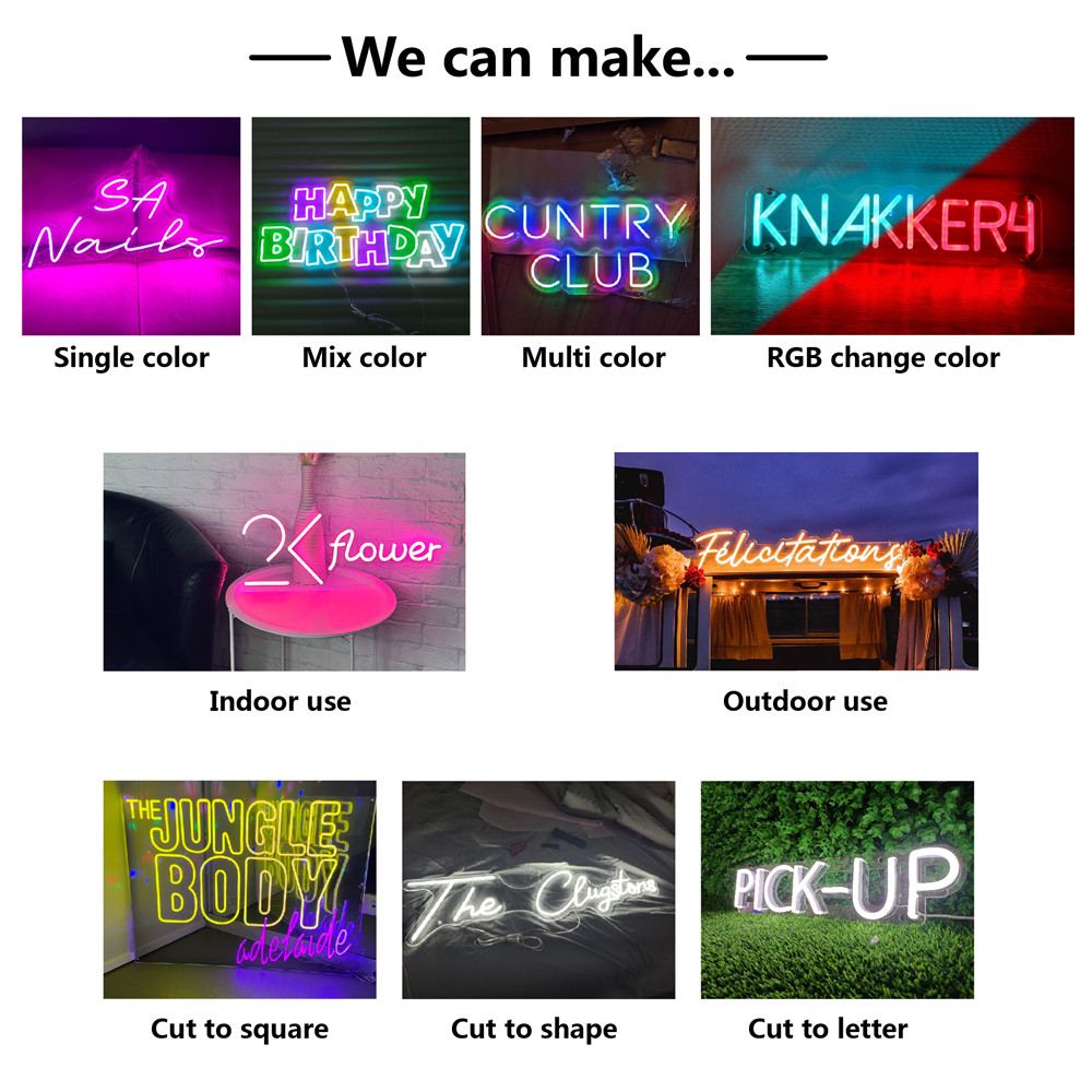 Tanda Neon desain pribadi, per - Home Improvement Years ulasan dan harga
