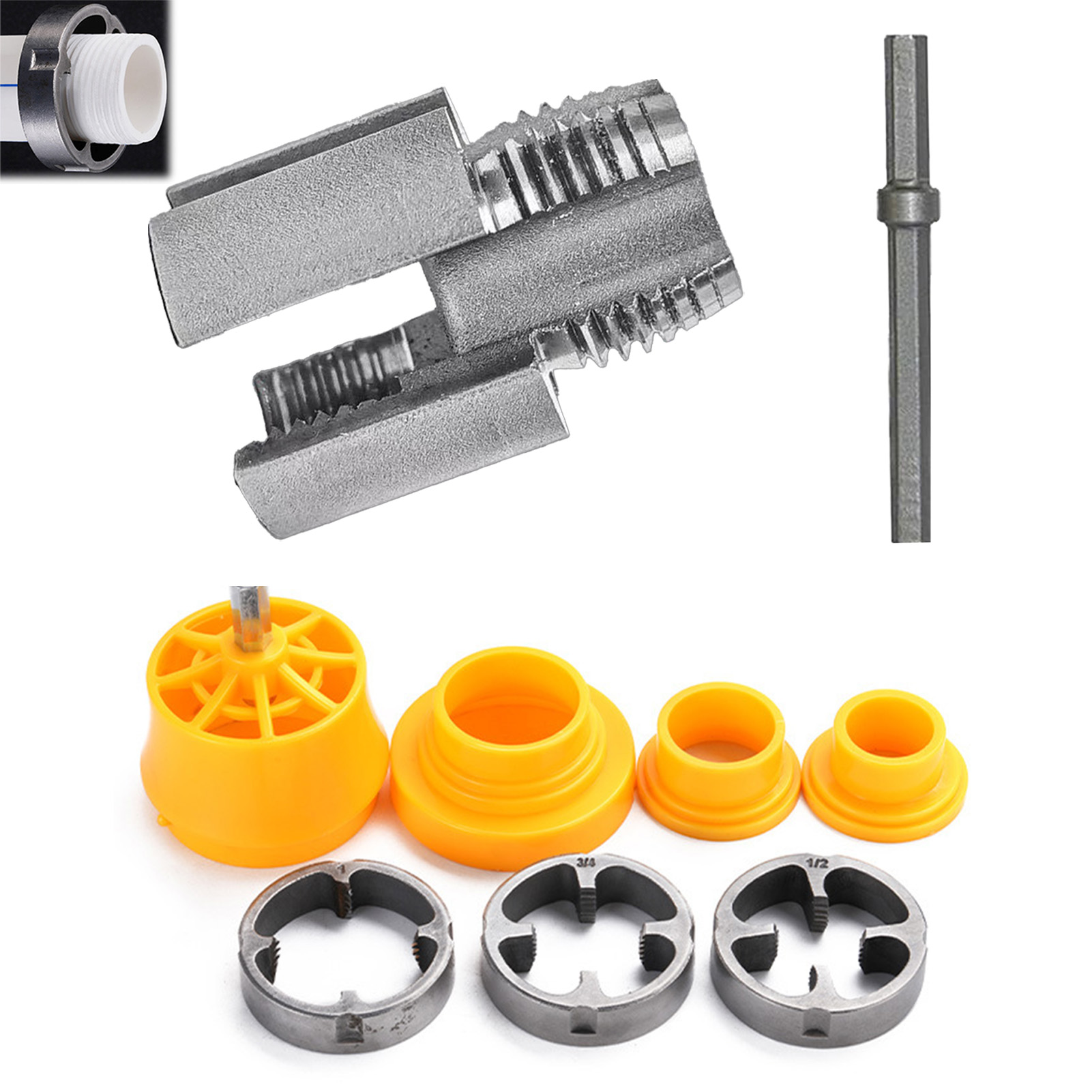 7pcs Alat Pemotong Ulir Pipa P - Home Improvement Shows ulasan dan harga