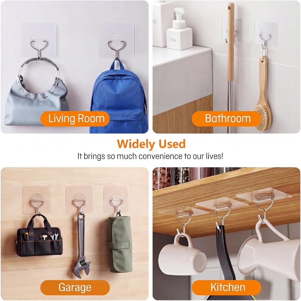 Kait Dinding Perekat Kuat 33lb - Home Improvement In Usa ulasan dan harga